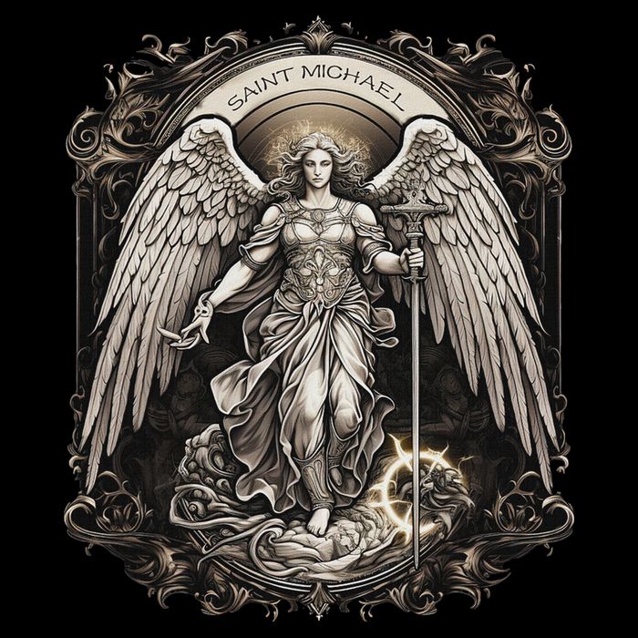 St Michael The Archangel Catholic Saint Religious Baby Bodysuit