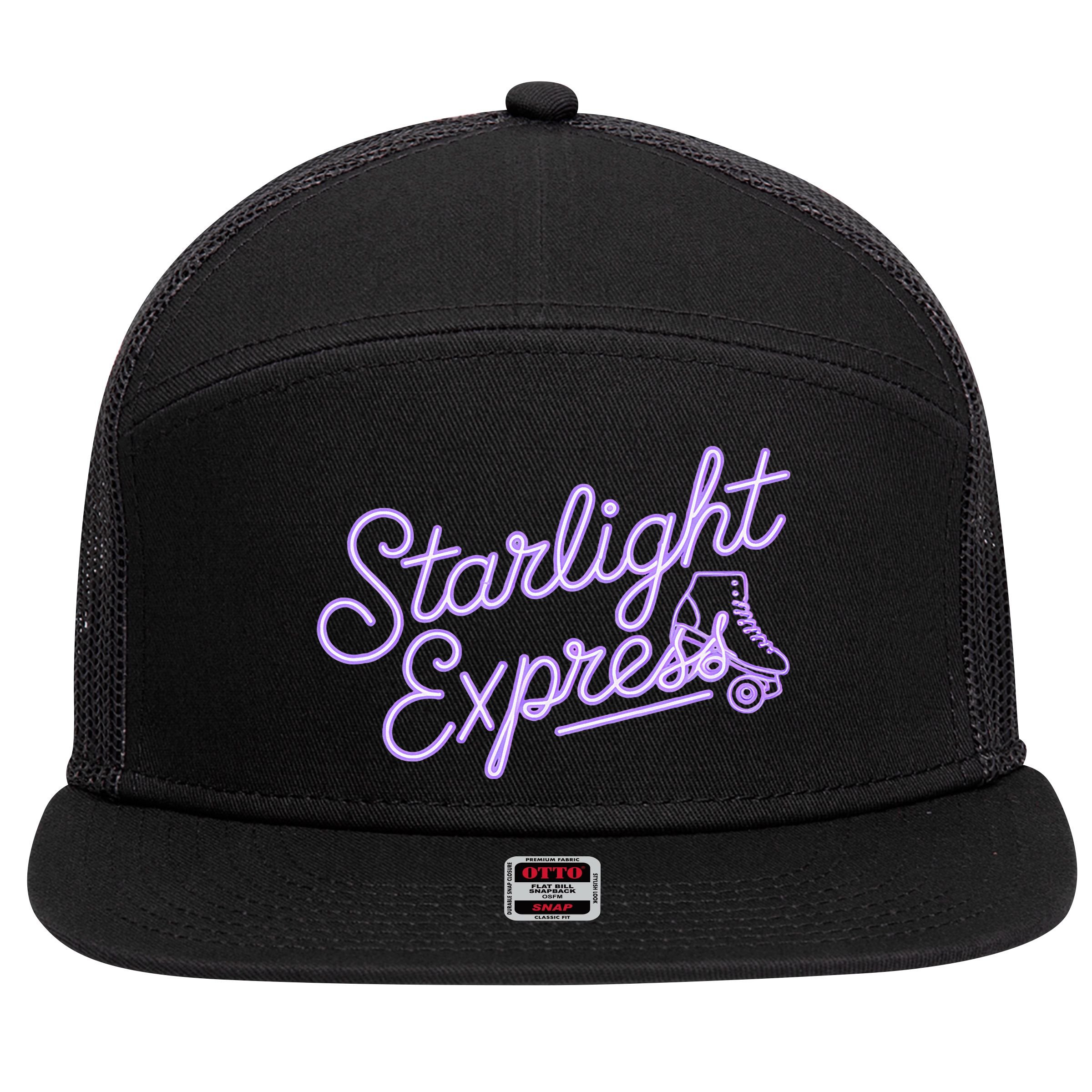 Starlight Musical Theater Express Broadway Theatre 7 Panel Mesh Trucker Snapback Hat
