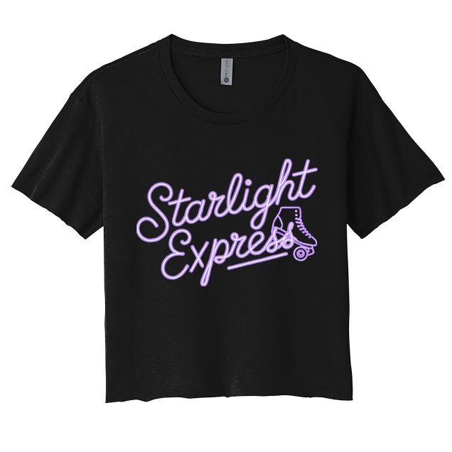 Starlight Musical Theater Express Broadway Theatre Women's Crop Top Tee