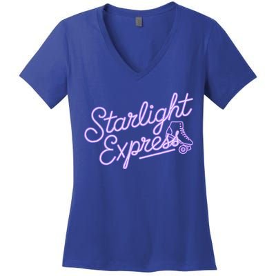Starlight Musical Theater Express Broadway Theatre Women's V-Neck T-Shirt