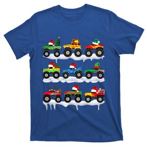 Santa Monster Truck Christmas Squad Group T-Shirt