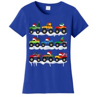 Santa Monster Truck Christmas Squad Group Women's T-Shirt