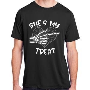 Shes My Treat Funny Halloween Matching Couple Boyfriend Adult ChromaSoft Performance T-Shirt