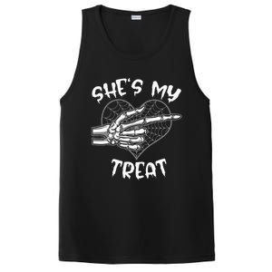 Shes My Treat Funny Halloween Matching Couple Boyfriend PosiCharge Competitor Tank