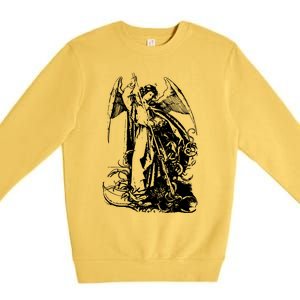 St Michael The Archangel Angel Premium Crewneck Sweatshirt