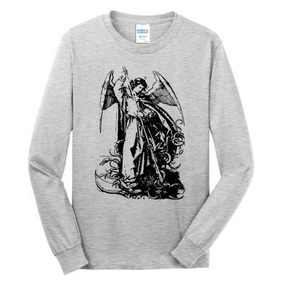 St Michael The Archangel Angel Tall Long Sleeve T-Shirt