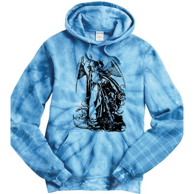 St Michael The Archangel Angel Tie Dye Hoodie