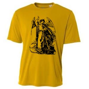 St Michael The Archangel Angel Cooling Performance Crew T-Shirt