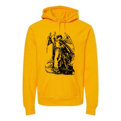 St Michael The Archangel Angel Premium Hoodie