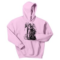 St Michael The Archangel Angel Kids Hoodie