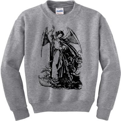 St Michael The Archangel Angel Kids Sweatshirt