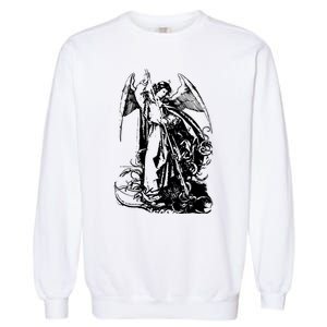 St Michael The Archangel Angel Garment-Dyed Sweatshirt