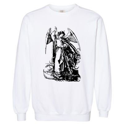 St Michael The Archangel Angel Garment-Dyed Sweatshirt