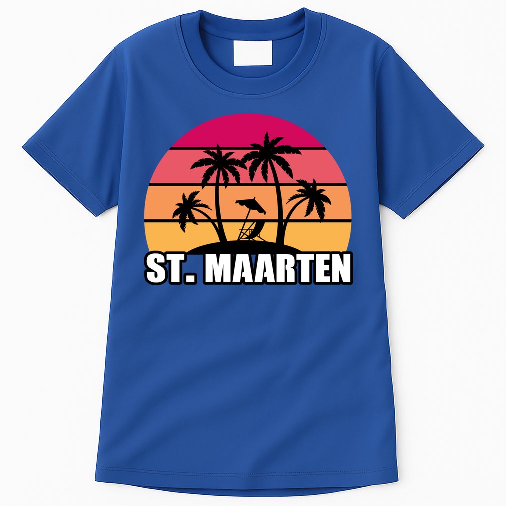 St Maarten Travel Vacation Souvenir Gift Tall T-Shirt