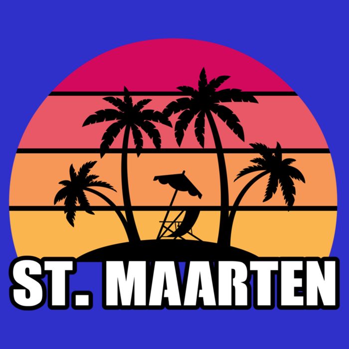 St Maarten Travel Vacation Souvenir Gift Womens Tank Top