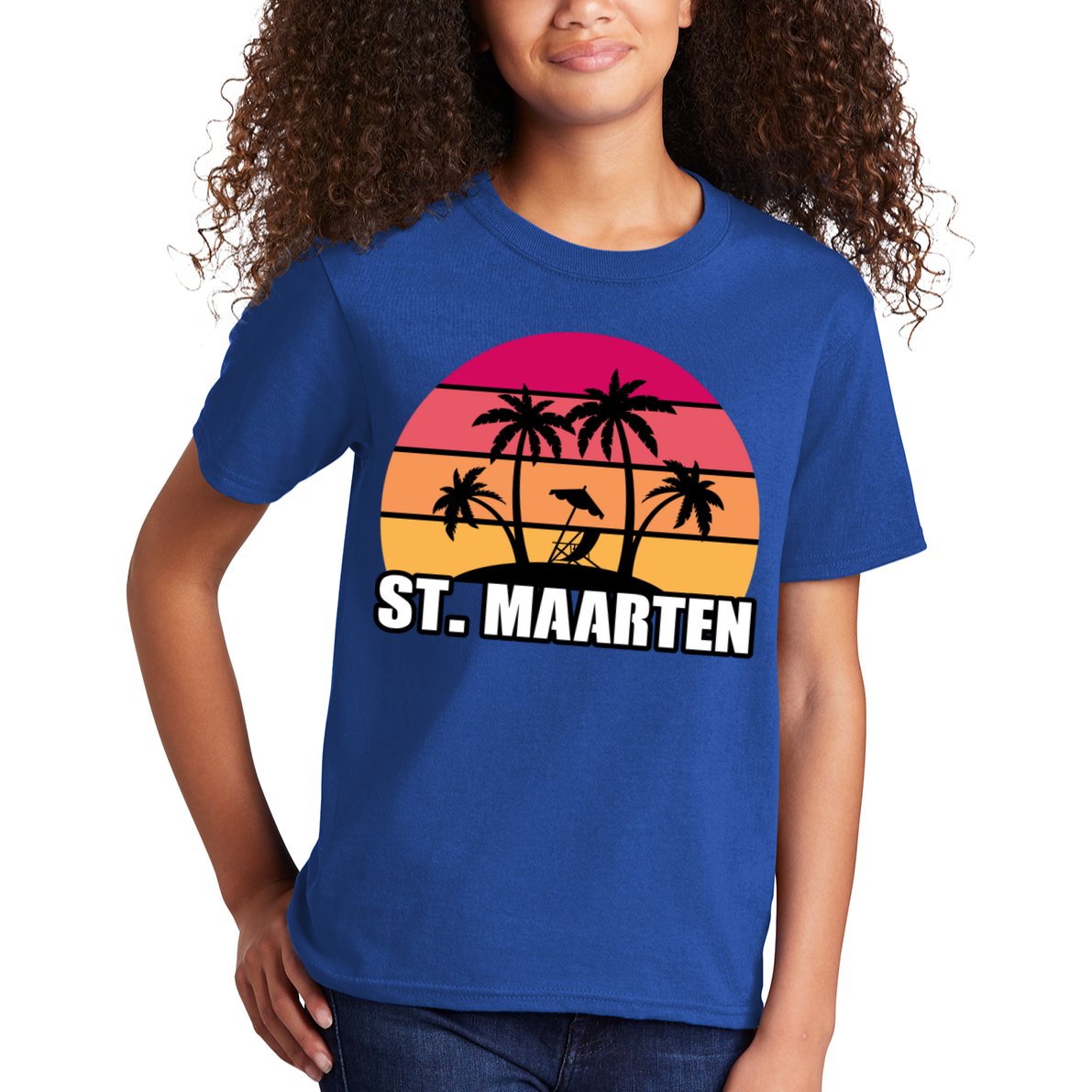 St Maarten Travel Vacation Souvenir Gift Kids T-Shirt