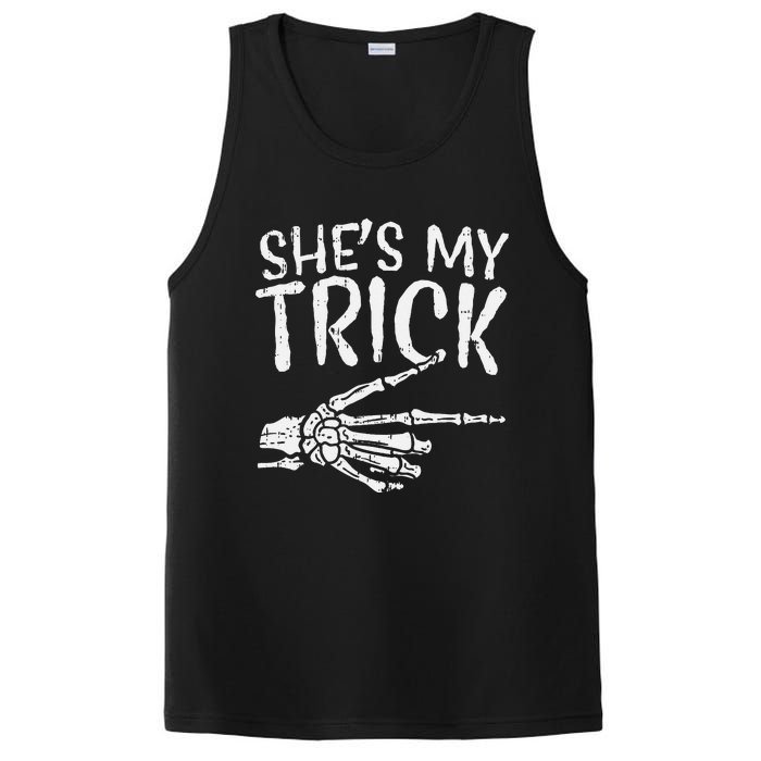 Shes My Trick Matching Couple Halloween Costume Boyfriend PosiCharge Competitor Tank