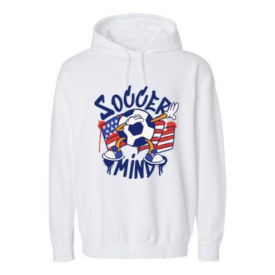 Soccer Mind USA Garment-Dyed Fleece Hoodie