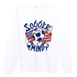 Soccer Mind USA Premium Crewneck Sweatshirt