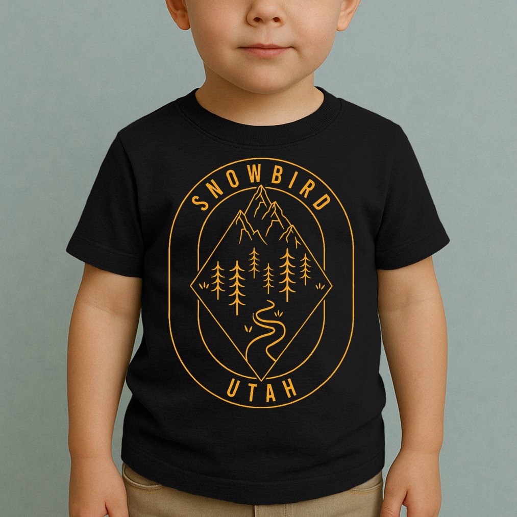 Snowbird Mountains Utah Hiking Outdoors Toddler T-Shirt