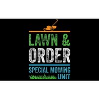 Special Mowing Unit Lawn & Order Lawn Mowers Bumper Sticker