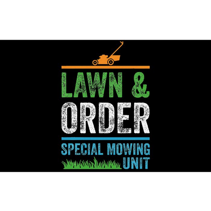 Special Mowing Unit Lawn & Order Lawn Mowers Bumper Sticker