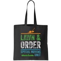 Special Mowing Unit Lawn & Order Lawn Mowers Tote Bag