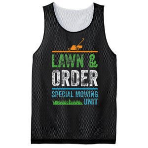 Special Mowing Unit Lawn & Order Lawn Mowers Mesh Reversible Basketball Jersey Tank