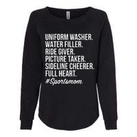 Sports Mom Uniform Washer Water Filler Baseball Mom Womens California Wash Sweatshirt