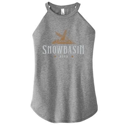 Snowbasin Mountains Utah Hiking Outdoors Eagle Cute Gift Women’s Perfect Tri Rocker Tank