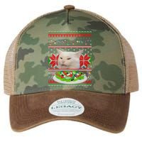 Smug Table Cat Meme Ugly Christmas Legacy Tie Dye Trucker Hat