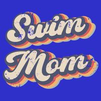 Swim Mom Vintage Rainbow Gift Toddler T-Shirt