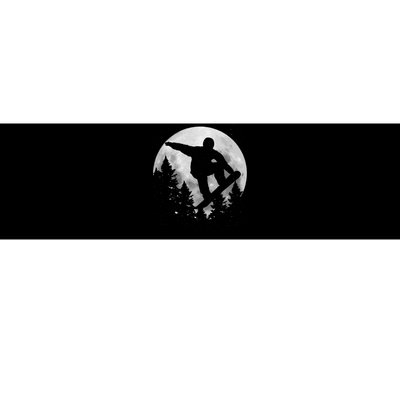 Snowboard Moon vintage Freestyle Snowboarding Bumper Sticker