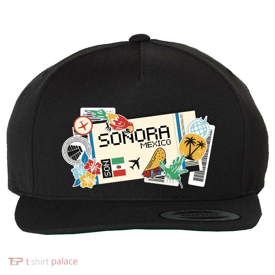 Sonora Mexican Vacation Holidays Estado De Sonora Mexico Funny Gift Wool Snapback Cap