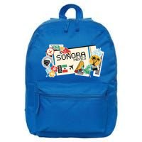 Sonora Mexican Vacation Holidays Estado De Sonora Mexico Funny Gift 16 in Basic Backpack