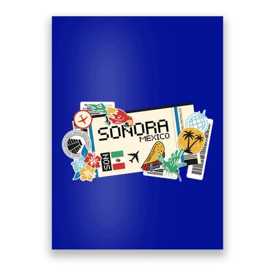 Sonora Mexican Vacation Holidays Estado De Sonora Mexico Funny Gift Poster