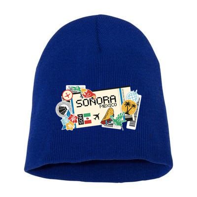 Sonora Mexican Vacation Holidays Estado De Sonora Mexico Funny Gift Short Acrylic Beanie