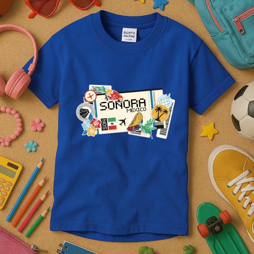Sonora Mexican Vacation Holidays Estado De Sonora Mexico Funny Gift Kids T-Shirt