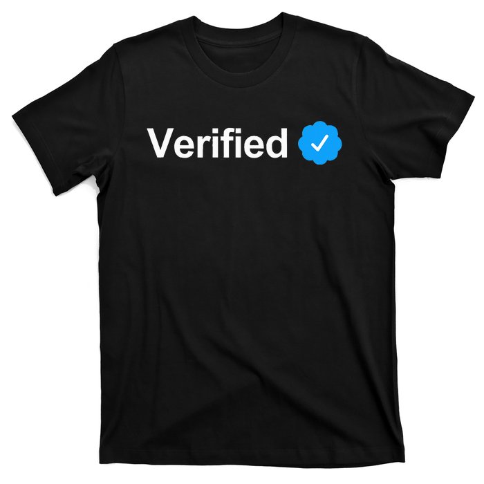 Social Media Verified Account Check Mark T-Shirt