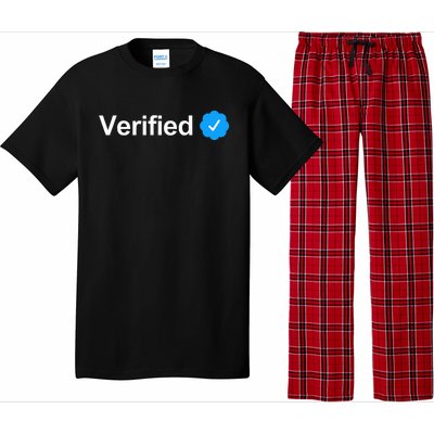 Social Media Verified Account Check Mark Pajama Set