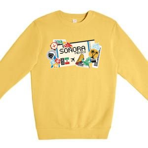 Sonora Mexican Vacation Holidays Estado De Sonora Mexico Gift Premium Crewneck Sweatshirt