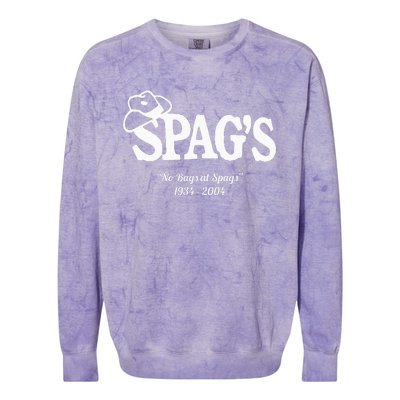 Spags Massachusetts Vintage Retro Company Worcester Colorblast Crewneck Sweatshirt