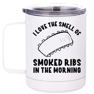 Smoking Meat Vintage Barbecue Lover Bbq Ribs Gift 12 oz Stainless Steel Tumbler Cup