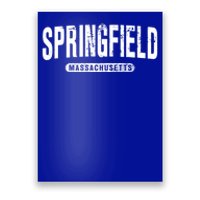 Springfield Massachusetts Vintage University College Style Gift Poster