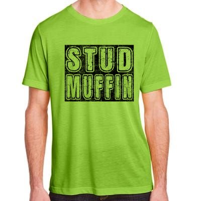 Stud Muffin Vintage Graphic Muffin Pun Meaningful Gift Adult ChromaSoft Performance T-Shirt