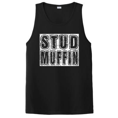 Stud Muffin Vintage Graphic Muffin Pun Meaningful Gift PosiCharge Competitor Tank