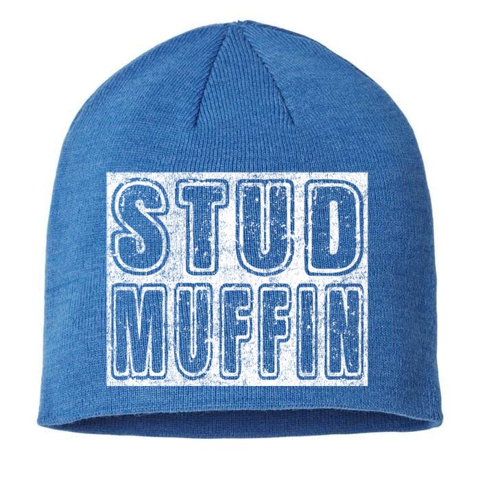 Stud Muffin Vintage Graphic Muffin Pun Meaningful Gift Sustainable Beanie