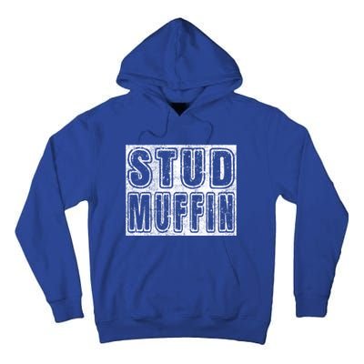 Stud Muffin Vintage Graphic Muffin Pun Meaningful Gift Tall Hoodie