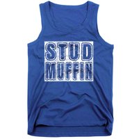 Stud Muffin Vintage Graphic Muffin Pun Meaningful Gift Tank Top