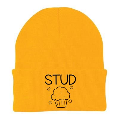 Stud Muffin Valentines Day Cute Heart Love Funny Gift Knit Cap Winter Beanie